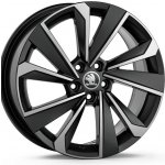 Škoda RIEGEL 7x17 5x112 ET51 black metallic – Zboží Mobilmania