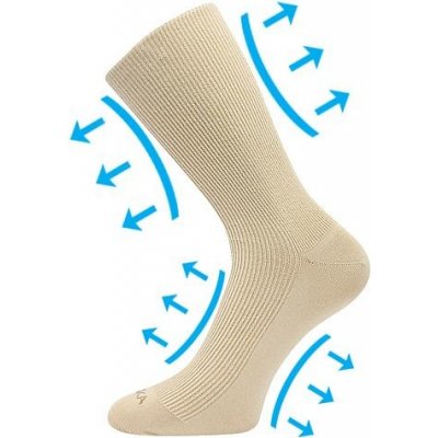 Lonka OREGAN zdravotní ponožky béžová – Zboží Mobilmania