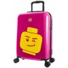 Cestovní kufr LEGO® ColourBox Minifigure Head růžová 40 l