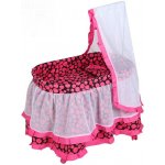 PlayTo Nikolka košík pro panenky růžový – Zboží Dáma