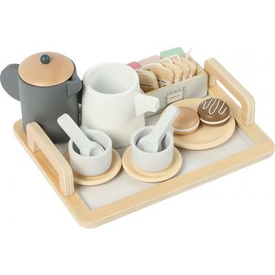 Kruzzel 26543 16dílná dřevěná čajová sada – Zboží Dáma