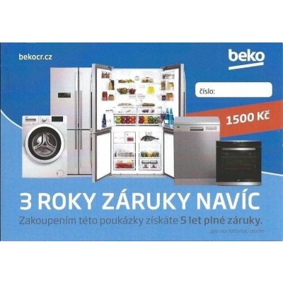 Kupón na prodloužení záruky Beko - 3 roky – Zboží Živě