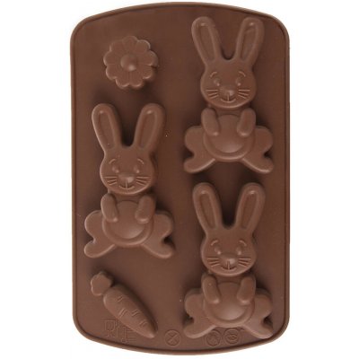 Orion silikon forma hnedá Velikonoční zajíc 21x1,5 cm – Zbozi.Blesk.cz