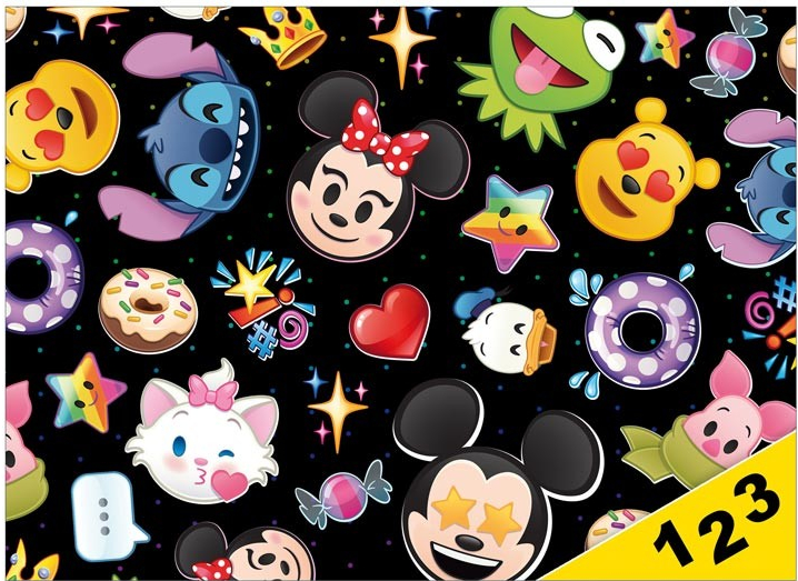 MFP paper Desky na číslice Emoji Disney