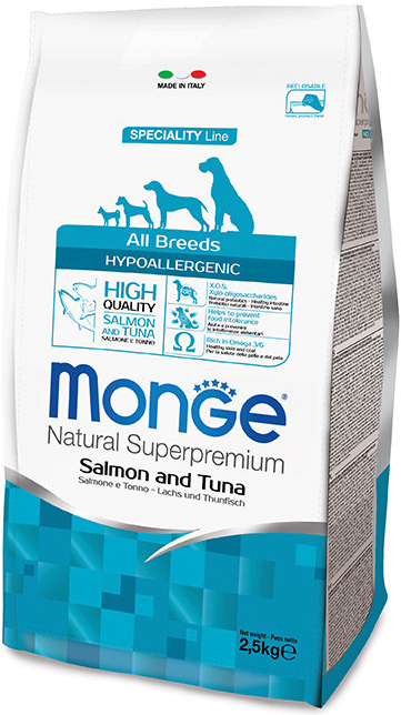 Monge Dog Hypoallergenic Ryba rýže 2,5 kg