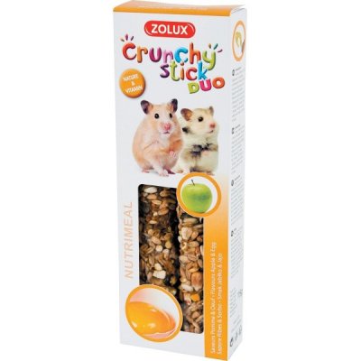 Zolux Crunchy Stick jablko a vejce Křeček 2 ks 115 g – Zboží Dáma
