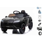 Beneo elektrické autíčko Lamborghini Urus 12V 24 GHz dálkové ovládání USB / SD Vstup odpružení otvíravé dveře měkké Eva kola 2 X motor original licence černá – Zboží Dáma