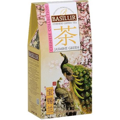 Basilur Aromatizovaný zelený čaj Chinese Jasmine Green sypaný 100 g – Zbozi.Blesk.cz