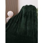 MKLuzkoviny.cz deka mikroplyš Exclusive Laura tmavě zelená 150x200 – Zboží Dáma