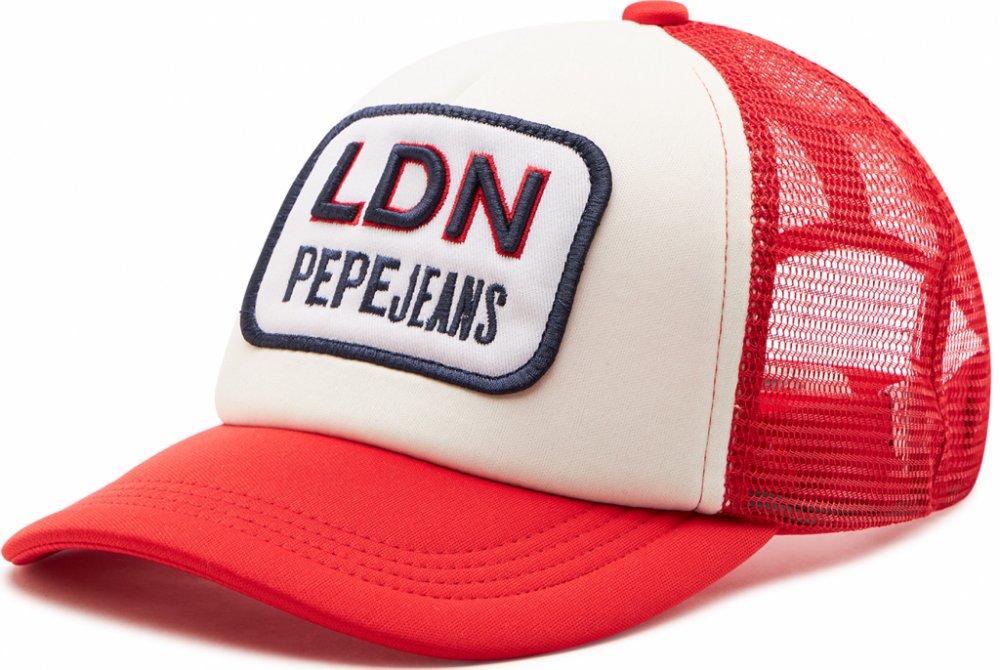 Pepe Jeans Vielsa Cap PM040493 Červená Bílá | Srovnanicen.cz