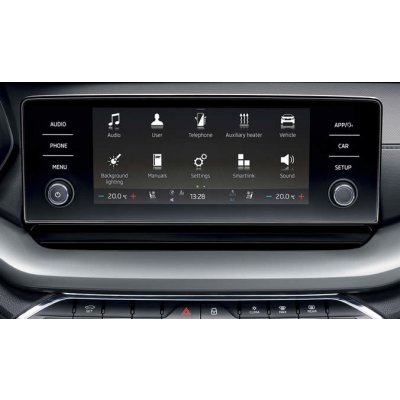 Tvrzené sklo BROTECT AirGlass pro infotainment systém Škoda Octavia 4 2020-2023 Bolero, Swing – Zboží Živě