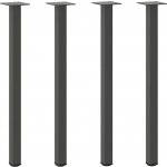 Omaxi 956232 Nohy konzolového stolku 4 ks antracitové 72 74 cm ocelové – Sleviste.cz