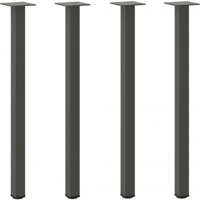 Omaxi 956232 Nohy konzolového stolku 4 ks antracitové 72 74 cm ocelové – Sleviste.cz