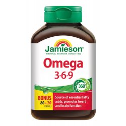 Jamieson Omega 3-6-9 1200 mg 100 kapslí