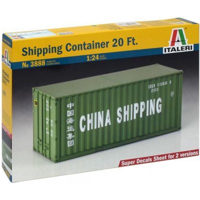 Italeri Shipping Container 20 Ft. 3888 1:24 – Zbozi.Blesk.cz