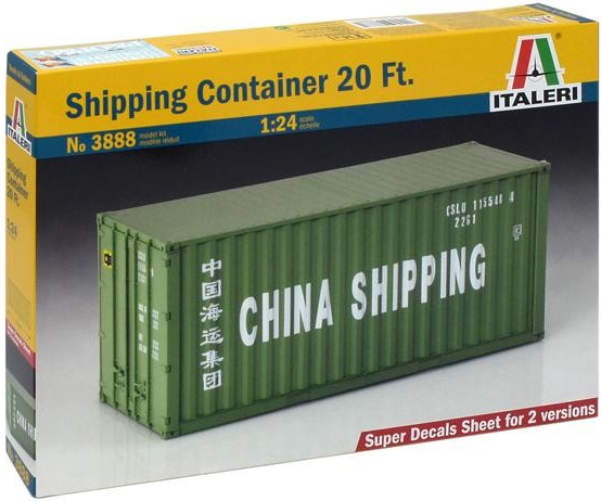 Italeri Shipping Container 20 Ft. 3888 1:24