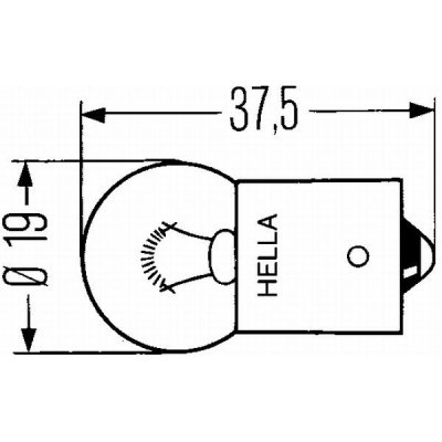 Hella HE 8GA002071-241 R5W BA15s 24V 5W – Zboží Mobilmania