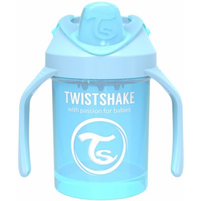 Twistshake hrnek učící pastelově modrá 230 ml