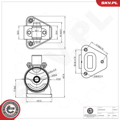 Zavěšení motoru ESEN SKV 75SKV271 – Sleviste.cz