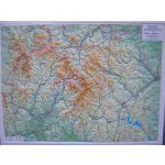Jeseníky - plastická mapa 100 x 75 cm – Zboží Mobilmania