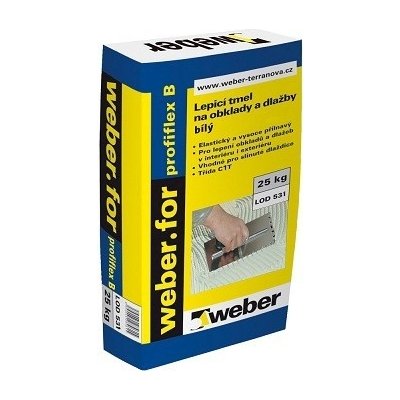 WEBER WeberFor klasik jednosložkové lepidlo C1T 25 kg