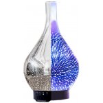 Silvercrest Ultrazvukový skleněný aroma difuzér stříbrná – Hledejceny.cz