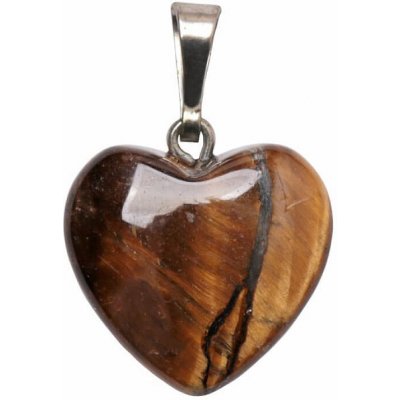 Nefertitis Tygří oko přívěsek ve tvaru srdíčka NF45011 – Zboží Dáma