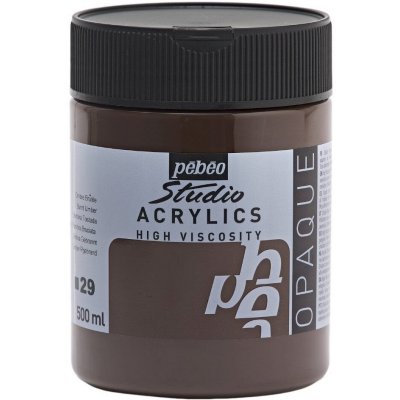Pébéo Studio Acrylics Akrylová barva 29 Burnt Umber 500 ml – Hledejceny.cz