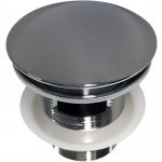 Cerano Vanová výpusť click-clack s přepadem, univerzální, chrom, CER-429151 – Hledejceny.cz