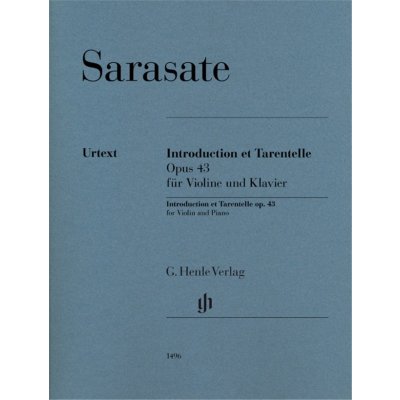 Pablo de Sarasate Introduction Et Tarantelle Op. 43 noty na housle klavír – Zboží Mobilmania