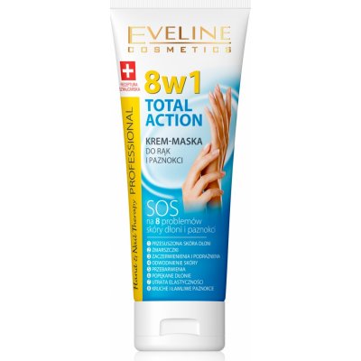 Eveline Cosmetics Hands & Nails 8v1 Total Action krém na ruce a nehty 75 ml – Zbozi.Blesk.cz