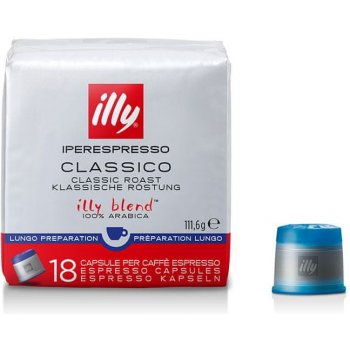 Illy iperEspresso HES Classico Lungo kávové kapsle 18 ks