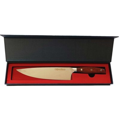 Marmiton Etorofu kuchařský nůž nerezový rukojeť dřevo rosewood 20 cm