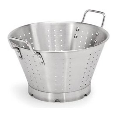 Kuchyňský cedník 36 cm, s uchy, otvory 5mm 100028425 – Zboží Dáma