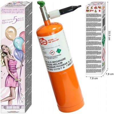 Godan Helium na 5 balonků H05 35 litrů – Zboží Mobilmania