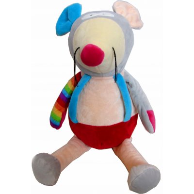 Teddies Myš/Myška sedící 40 cm – Zbozi.Blesk.cz