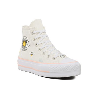 Converse Chuck Taylor All Star Lift A03516C Khaki/Off white – Zboží Mobilmania