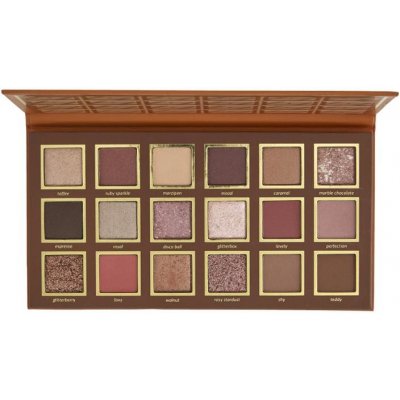 RIVAL Loves Me Paletka očních stínů 11 Ruby Chocolate 14 g – Zboží Dáma