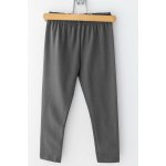 Dětské legíny zateplené Lily Grey tmavě šedé – Sleviste.cz