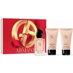 Giorgio Armani Sì - EDP 50 ml + sprchový gel 50 ml + tělové mléko 50 ml – Zboží Mobilmania