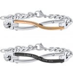 SILVEGO Sada partnerských náramků Liam z chirurgické oceli KMM152509 – Sleviste.cz