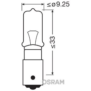 Osram 64138 H21W BAY9s 24V 21W