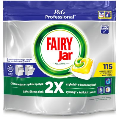Fairy Jar Professional All in 1 kapsle do myčky nádobí 115 ks – HobbyKompas.cz