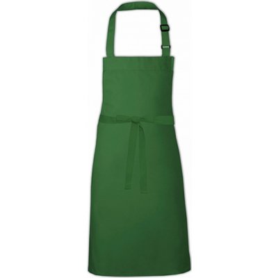 Link Kitchen Wear Nastavitelná zástěra na grilování bez potisku Zelená lahvová X979 – Hledejceny.cz