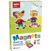Magnetky pro děti APLI Hra edukační s magnety Zvířecí převleky