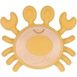 Canpol Babies dřevo silikon kousátko pro miminka Krab 80/306 hořčicová – Hledejceny.cz