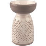 Anděl Přerov Aromalampa keramická šedobílá velká 16 cm – Zboží Mobilmania