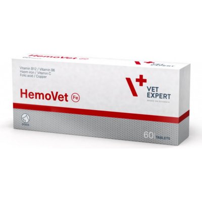 VetExpert HemoVet přípravek se železem pro psy 60 tbl – Zboží Dáma