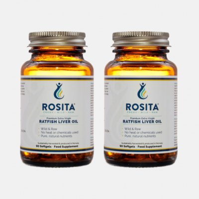 Rosita Ratfish Liver Oil Viking Chimaera Monstrosa Oleum 90 kapslí 2 kusy – Hledejceny.cz