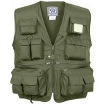 ROTHCO® Vesta ROTHCO® UNCLE MILTY TRAVEL VEST oliva – Zboží Mobilmania